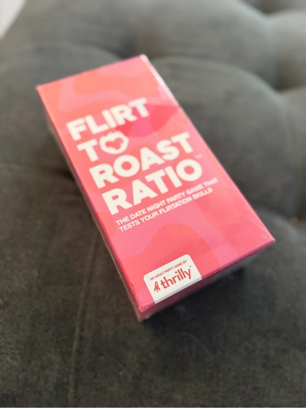 Flirt to Roast Ratio Thrilly Adult Date Night Party Card Game NEW SEALED 17+